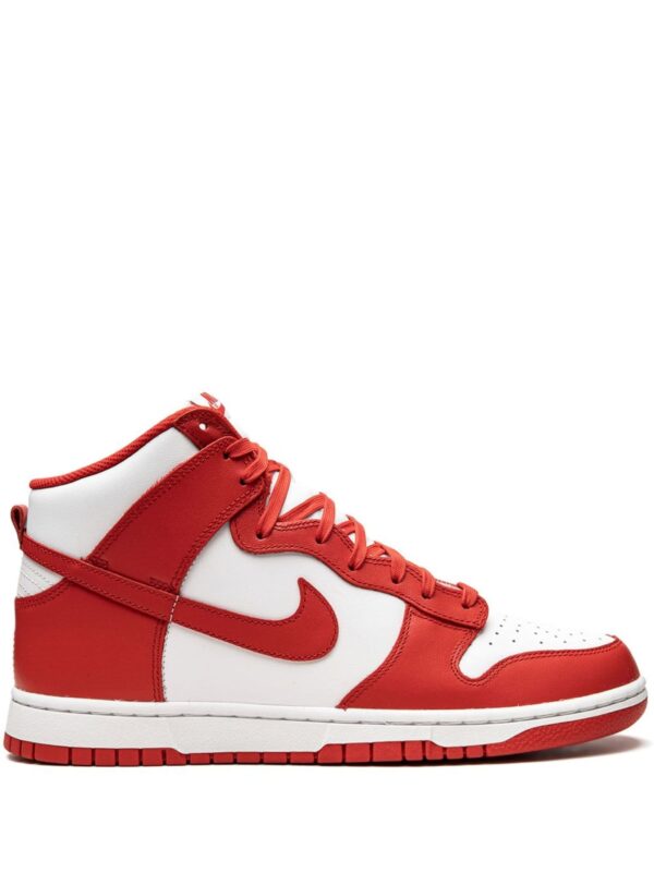 Nike Dunk High "White/University Red" (Kids')