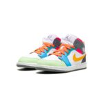 Air Jordan 1 Mid "Multi Color" (Kids) - Image 4