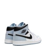 Air Jordan 1 Mid SE "White/Ice Blue-Black" - Image 3